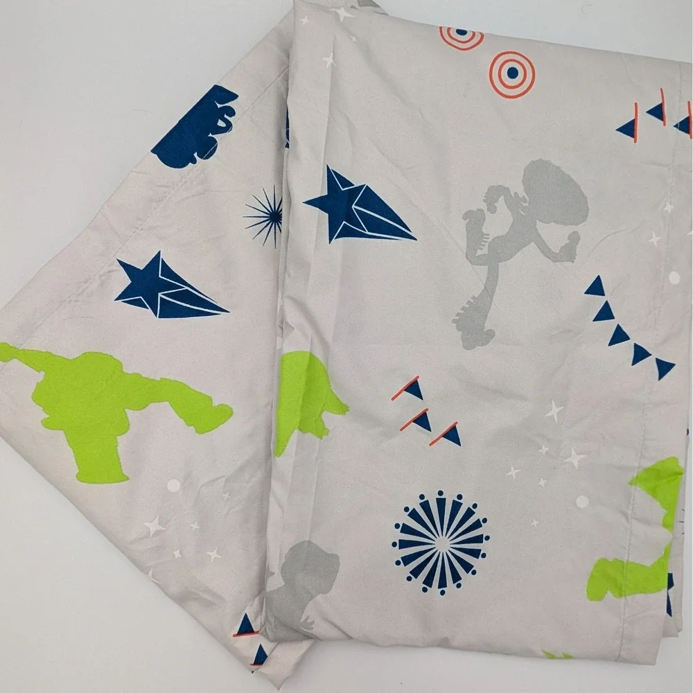 Toy Story 4 Glow in the Dark Curtain Panels Disney Pixar Kids Window Set 41x63
